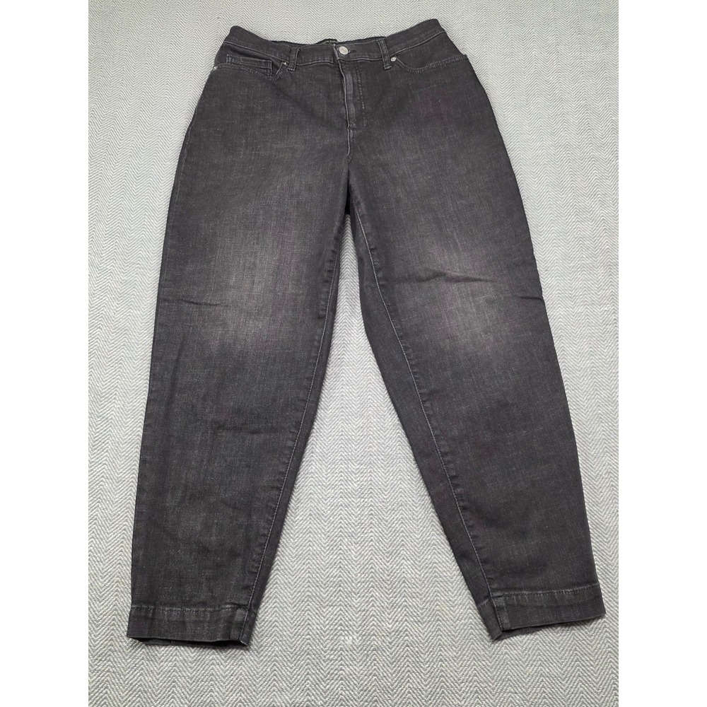 Banana Republic Curvy Barrel Jeans Charcoal Wash Size 29 8 Women's Denim